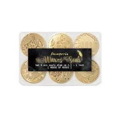Set 6 sellos de lacre House of Roses Stamperia