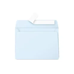 Set 20 sobres Azul Cielo Clairefontaine 11,4x16,2cm