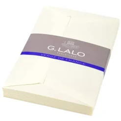 Set 25 sobres solapa recta Verge G. Lalo Marfil Clairefontaine 16,2x11,4cm