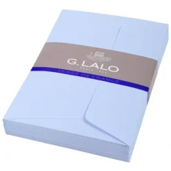 Set 25 sobres Verge G. Lalo Azul Cielo Clairefontaine 16,2x11,4cm