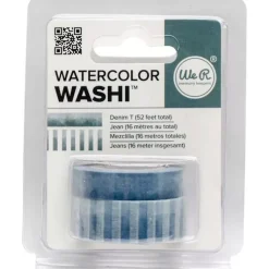 Set 2 Washi Tape Acuarela Vaquero We R Memory Keepers