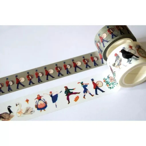 Set 2 washi tapes 12 Days of Christmas Craft Consortium