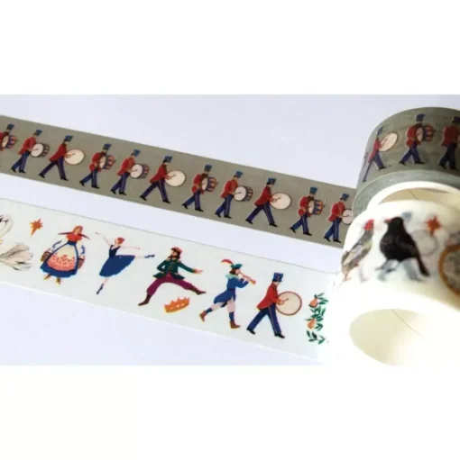 Set 2 washi tapes 12 Days of Christmas Craft Consortium