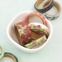 Set 8 Washi Tapes Evergreen & Holly Vicki Boutin