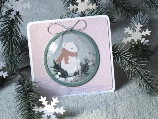 Set cúpulas dimensionales Let it Snow Artemio 6cm