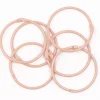 Set de 6 anillas 60mm Baby Pink Craftelier