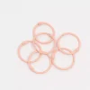 Set de 6 anillas 30mm Rosa bebé Craftelier