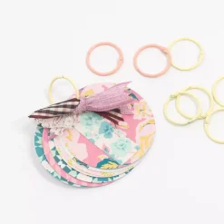 Set de 6 anillas 30mm Rose Gold Craftelier