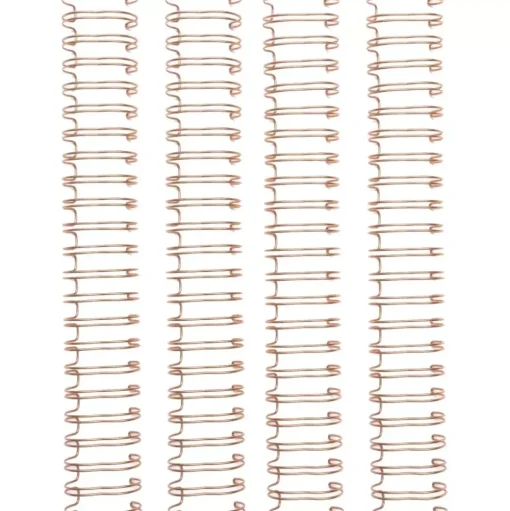 Set de 4 anillas para encuadernar Rose Gold 1" para Cinch