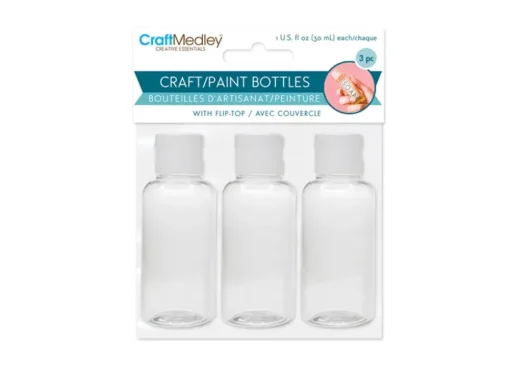 Set de 3 Botellas Transparentes MultiCraft 30ml