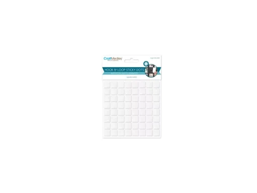 Set de 64 Cuadrados de Velcro Multicraft 10mm