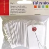 Set de 50 Die-Cuts Etiquetas Blanco Artemio 3x5cm