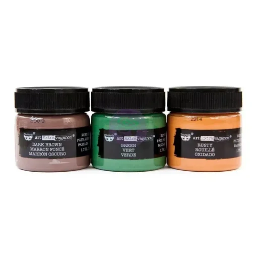 Set de 3 pastas de texturas óxido Metal Rust Finnabair Prima