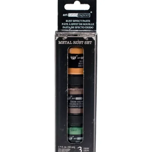 Set de 3 pastas de texturas óxido Metal Rust Finnabair Prima