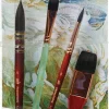 Set de 4 Pinceles 4750 Professional Box Mango Corto Neptune Princeton