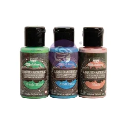 Set de 3 pinturas acrílicas líquidas Finnabair Dreamy