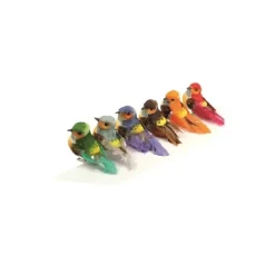 Set de 6 Pájaros Tropicales Artemio