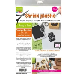Set de 25 plásticos mágicos Shrink Frosted mate