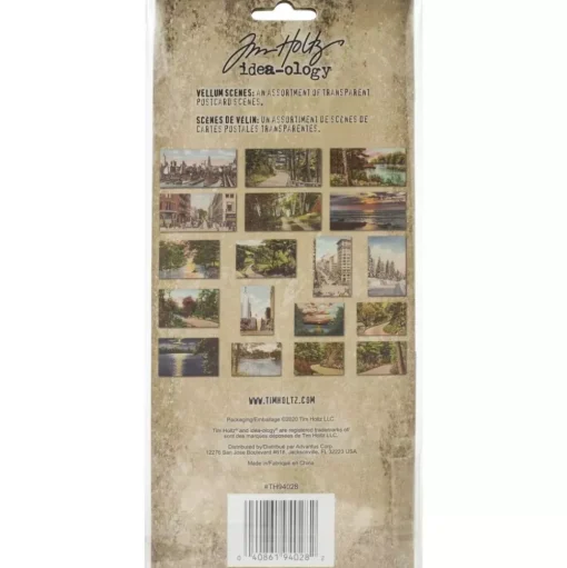 Set de 18 Postales Vellum Idea-Ology Tim Holtz