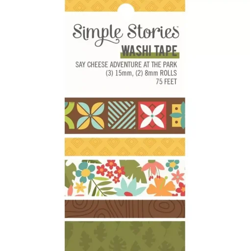 Set de 5 Washi Tape Say Cheese Adventure At The Park Simple Stories
