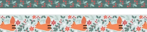 Set de 2 Washi Tape Zorro Woodsy Christmas Artemio