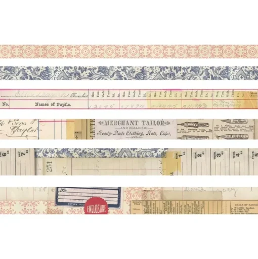 Set de 6 Washi Tapes Merchant Idea-Ology Tim Holtz