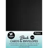 Set de Cartas y Sobres Negro Studio Light 10x14cm