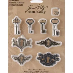 Set de llaves y cerraduras para decorar Tim Holtz