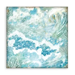 Set de scrapbooking Backgrounds Songs Of The Sea Stamperia 20x20cm
