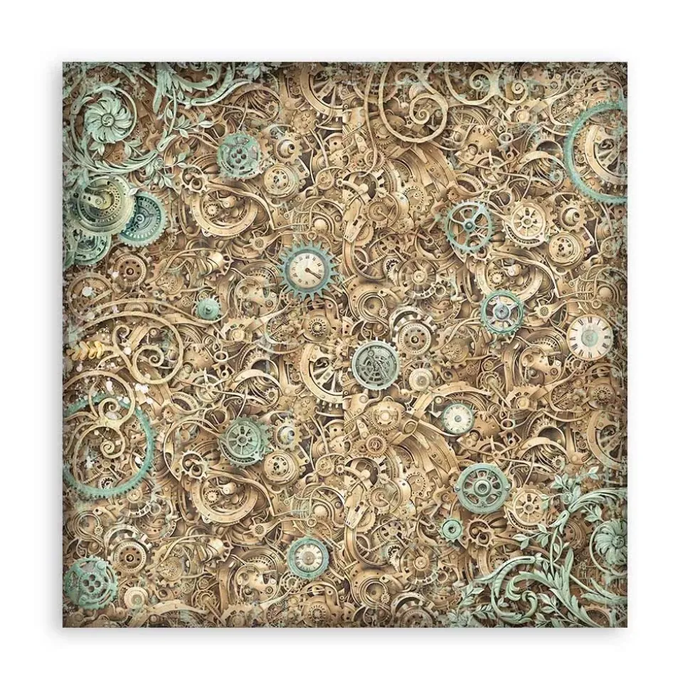 Set de scrapbooking Backgrounds Sir Vagabond in Fantasy World Stamperia 30x30cm