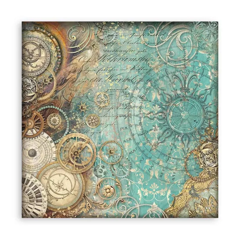 Set de scrapbooking Backgrounds Sir Vagabond in Fantasy World Stamperia 30x30cm