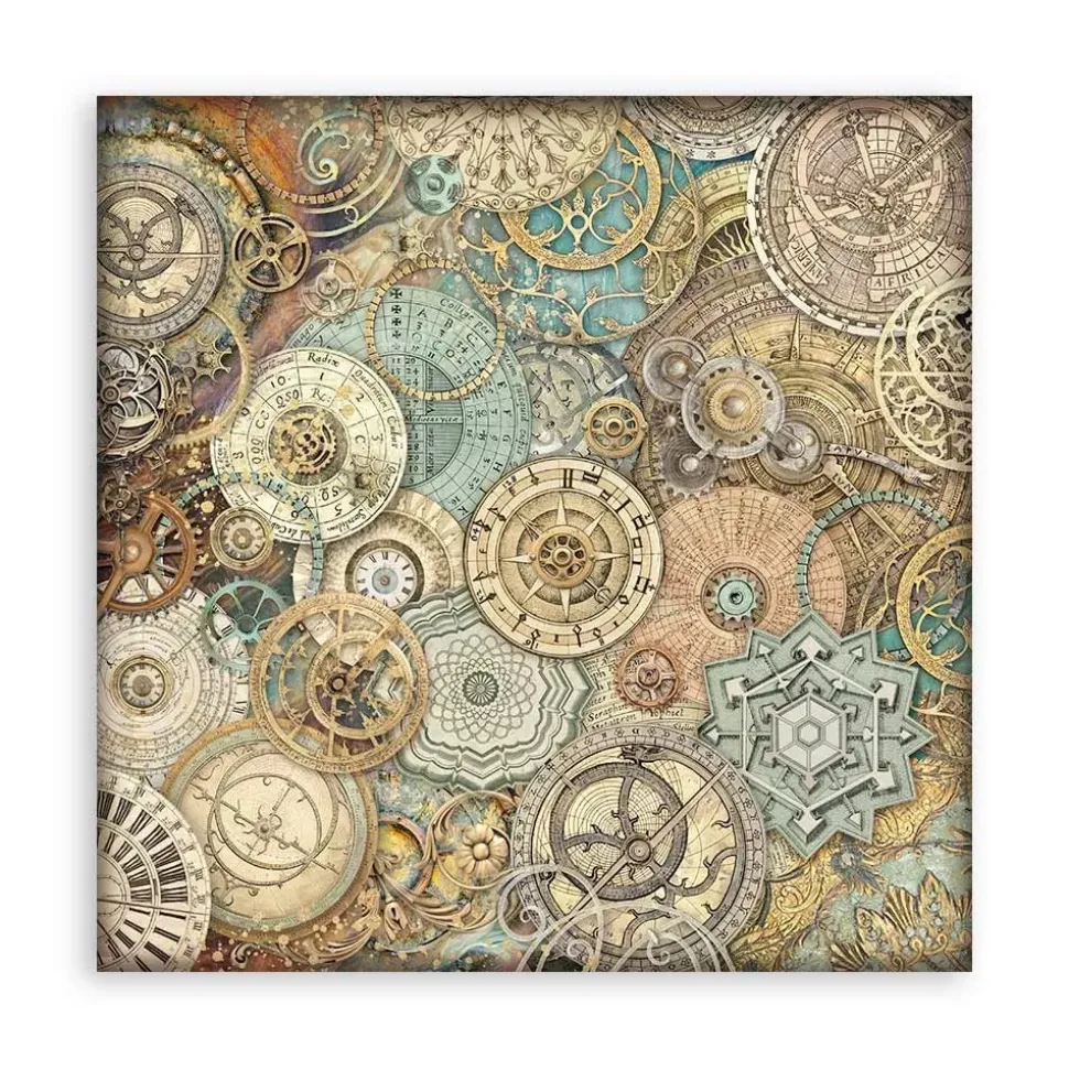 Set de scrapbooking Backgrounds Sir Vagabond in Fantasy World Stamperia 30x30cm