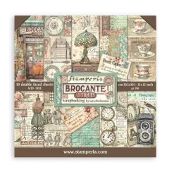 Set de scrapbooking Brocante Antiques Stamperia 30x30cm