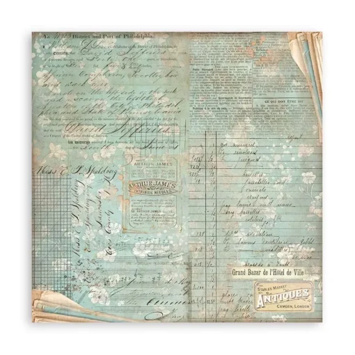 Set de scrapbooking Brocante Antiques Stamperia 20x20cm