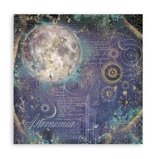 Set de Scrapbooking Cosmos Infinity Stamperia 20x20cm
