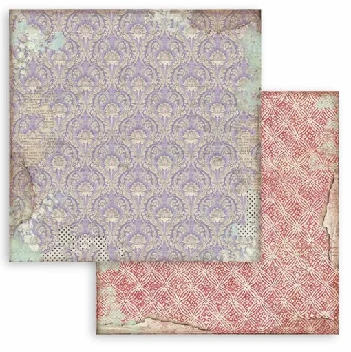 Set de Scrapbooking Fondos Alice Through the Looking Glass Stamperia 20x20cm