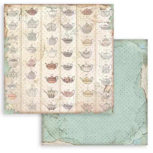 Set de Scrapbooking Fondos Alice Through the Looking Glass Stamperia 20x20cm