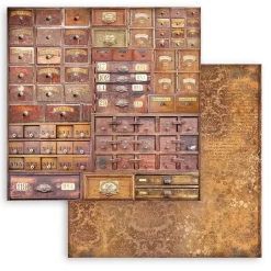 Set de scrapbooking Fondos Coffee & Chocolate Stamperia 20x20cm