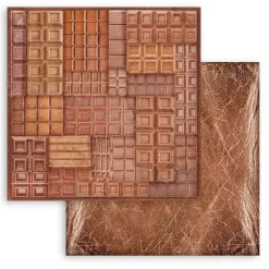 Set de scrapbooking Fondos Coffee & Chocolate Stamperia 20x20cm