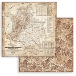 Set de scrapbooking Fondos Coffee & Chocolate Stamperia 30x30cm