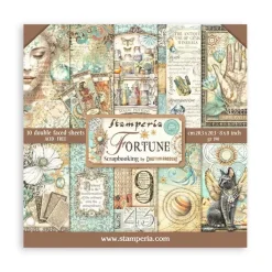 Set de scrapbooking Fortune Stamperia 20x20cm