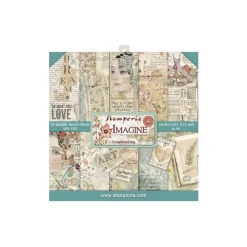 Set de scrapbooking Imagine Stamperia 20x20cm