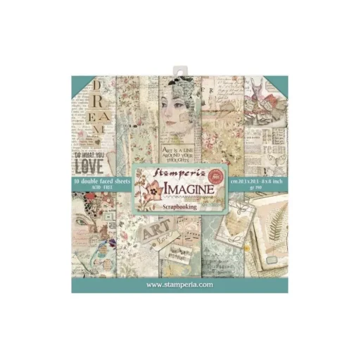 Set de scrapbooking Imagine Stamperia 20x20cm