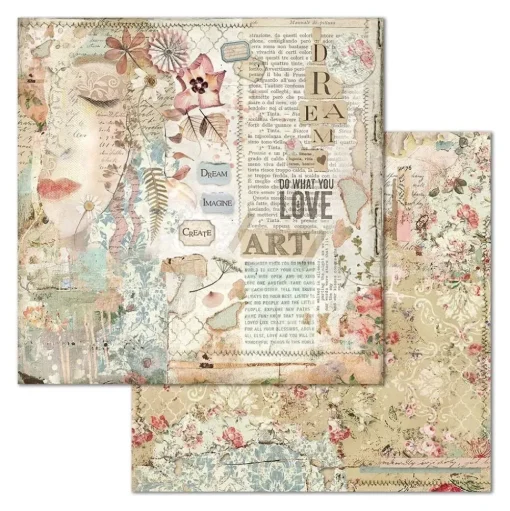 Set de scrapbooking Imagine Stamperia 20x20cm