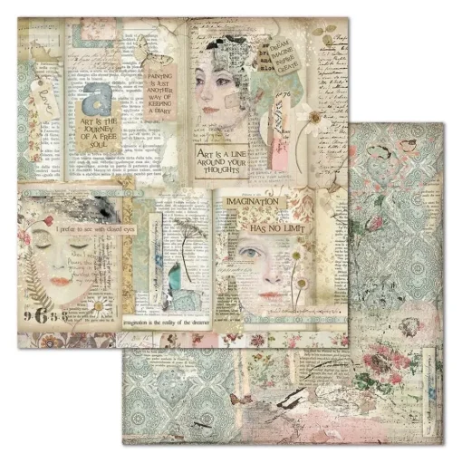 Set de scrapbooking Imagine Stamperia 20x20cm