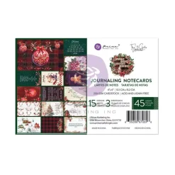 Set de scrapbooking Journaling Cards From The North Pole Prima Marketing 10x15cm