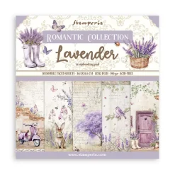 Set de scrapbooking Lavender Stamperia 30x30cm