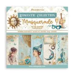 Set de scrapbooking Masquerade Stamperia 30x30cm