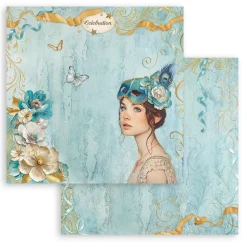 Set de scrapbooking Masquerade Stamperia 30x30cm