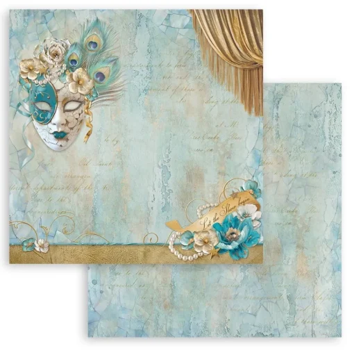 Set de scrapbooking Masquerade Stamperia 30x30cm